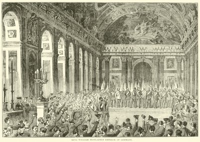 किंग विलियम ने जर्मनी के सम्राट की घोषणा की, दिसंबर 1870 द्वारा अंग्रेजी स्कूल
