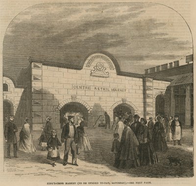 किंग्स क्रॉस मार्केट, शनिवार 8 अगस्त 1868 को खोला जाएगा द्वारा अंग्रेजी स्कूल