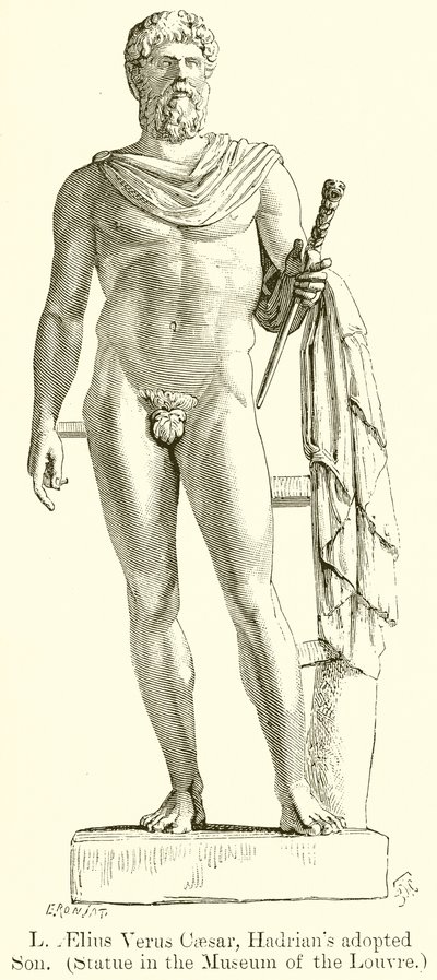यह एक सच्चे देशवासी लुसियस Aelius सीजर, हैड्रियन बेटे को गोद लिया था। द्वारा अंग्रेजी स्कूल