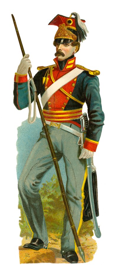 लांसर, राजा विलियम IV का समय, 1831-37 द्वारा अंग्रेजी स्कूल
