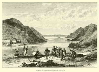 Moidart में चार्ल्स एडवर्ड की लैंडिंग द्वारा अंग्रेजी स्कूल