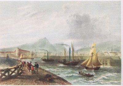 लीथ हार्बर 1842 द्वारा अंग्रेजी स्कूल