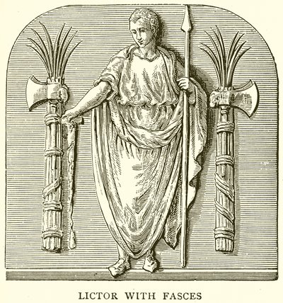 fasces साथ परिचर द्वारा अंग्रेजी स्कूल