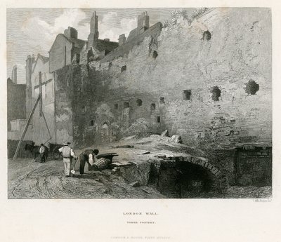 लंदन की दीवार, टॉवर पोस्टर द्वारा अंग्रेजी स्कूल