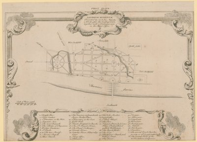 लंदन को बहाल किया, 1666 की आग के बाद सर जॉन ईवलीन्स ने लंदन शहर के पुनर्निर्माण की योजना बनाई द्वारा अंग्रेजी स्कूल