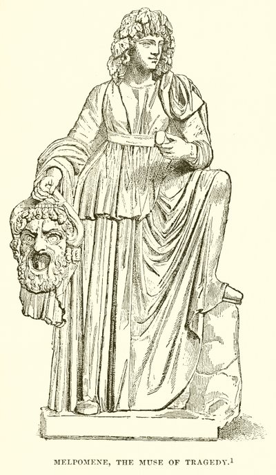 Melpomene, त्रासदी का संग्रहालय द्वारा अंग्रेजी स्कूल
