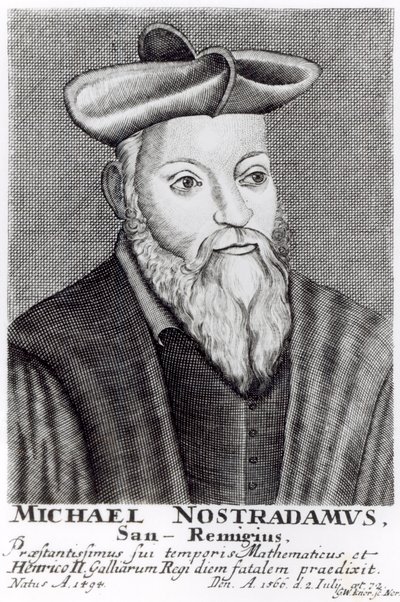 मिशेल नास्त्रेदमस (1503-66) द्वारा अंग्रेजी स्कूल