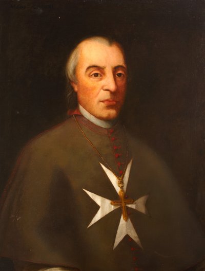 मोन्सिनॉर विन्सेन्ज़ो लाबीनी, माल्टा के बिशप, 1798 द्वारा अंग्रेजी स्कूल