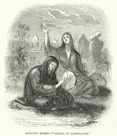 विलाप करने वाली महिलाएं, "कुशल स्वभाव की" द्वारा अंग्रेजी स्कूल