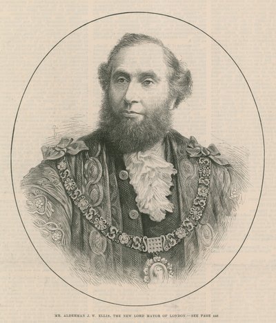 लंदन के नए लॉर्ड मेयर श्री एल्डरमैन जेडब्ल्यू एलिस द्वारा अंग्रेजी स्कूल
