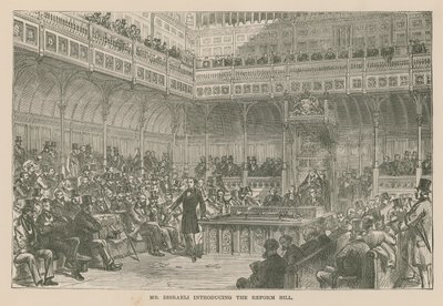 श्री Disraeli ने सुधार विधेयक पेश किया द्वारा अंग्रेजी स्कूल