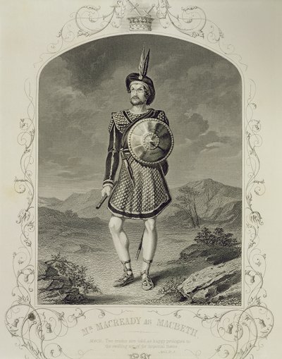 मैकबेथ, एक्ट आई सीन 3, विलियम शेक्सपियर द्वारा नाटक में (1564-1616) द्वारा अंग्रेजी स्कूल
