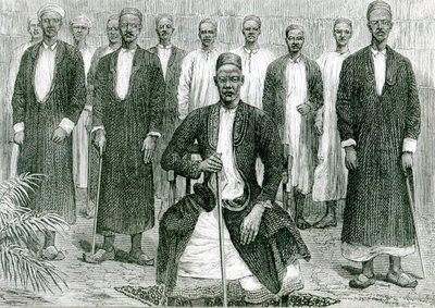 मिट्सा, युगांडा के सम्राट और अन्य प्रमुख (लिथो) (बीवी फोटो) द्वारा अंग्रेजी स्कूल