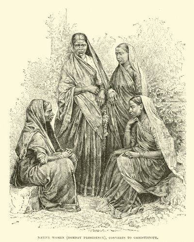 मूलनिवासी महिलाएँ (बॉम्बे प्रेसीडेंसी), ईसाई धर्म में परिवर्तित हो जाती हैं द्वारा अंग्रेजी स्कूल