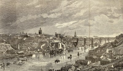 1887 में टाइन पर न्यूकैसल द्वारा अंग्रेजी स्कूल