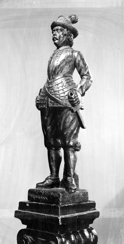 पाइमेन के अधिकारी, 1638 (नक्काशीदार लकड़ी) द्वारा English School