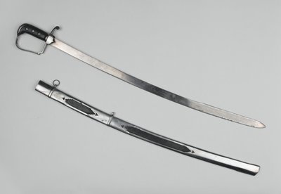 अधिकारी की तलवार, 51वां पैर, c.1809 (लकड़ी की पकड़ वाला स्टील) द्वारा अंग्रेजी स्कूल