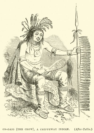 ऑन-दिग (द क्रो), एक चिपवेई इंडियन द्वारा अंग्रेजी स्कूल
