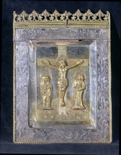 पैक्स, c.1500 (सोने की लकड़ी) द्वारा English School