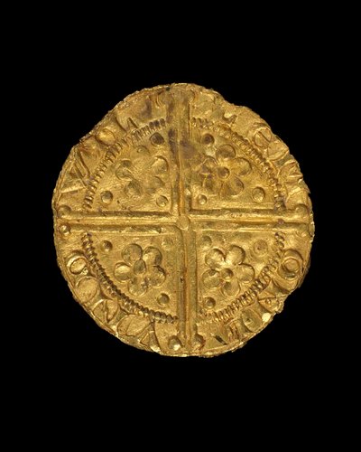 किंग हेनरी III का पेनी, 1257-58 (सोना) (429893 भी देखें) द्वारा अंग्रेजी स्कूल