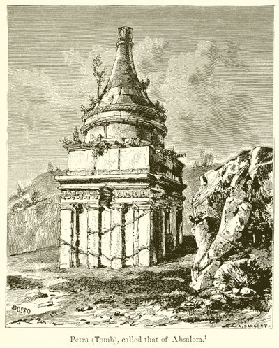 पेट्रा (मकबरा), जिसे अबशालोम कहा जाता है द्वारा English School