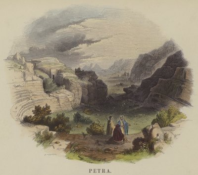 पेट्रा (रंगीन उत्कीर्णन) द्वारा अंग्रेजी स्कूल