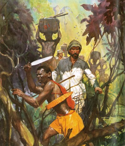 पियरे ब्रेज़्ज़ा, ओगोवे नदी की खोज करते हैं द्वारा अंग्रेजी स्कूल
