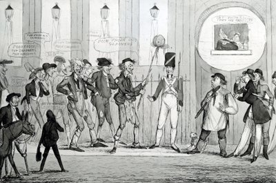 गरीब फ्रॉज़ आउट गार्डर्स, 1820 द्वारा अंग्रेजी स्कूल