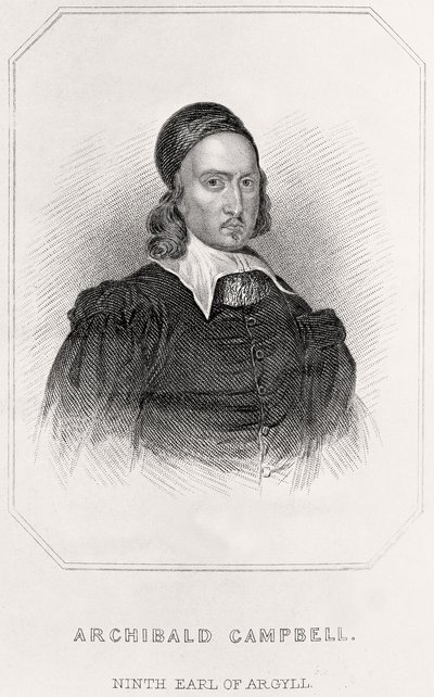 आर्चीबाल्ड कैंपबेल का पोर्ट्रेट, 1835 के अर्गल का 9 वां अर्ल द्वारा अंग्रेजी स्कूल