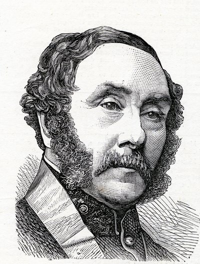 पोर्ट्स ऑफ चार्ल्स सैकविले-वेस्ट, 1873 द्वारा अंग्रेजी स्कूल