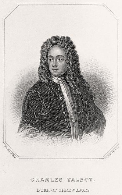 पोर्ट्स ऑफ चार्ल्स टैलबोट, ड्यूक ऑफ श्रुस्बरी, 1835 द्वारा अंग्रेजी स्कूल