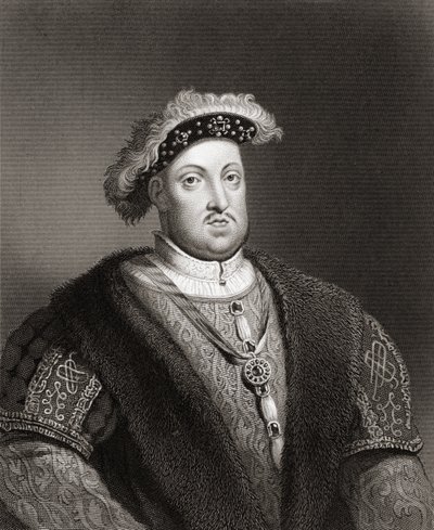 हेनरी VIII का पोर्ट्रेट द्वारा English School