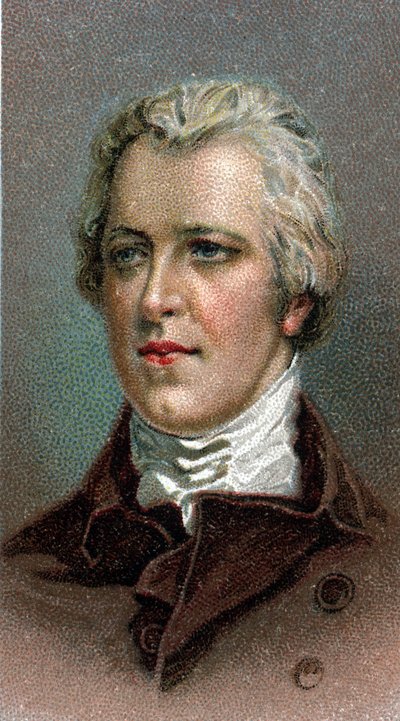 विलियम पिट द यंगर का पोर्ट्रेट (1759-1806) - विलियम पिट द यंगर का पोर्ट्रेट (1759-1806) - श्रृंखला "" लीडर्स ऑफ मेन""" से - क्रोमोलिथोग्राफी - इंग्लिश स्कूल, 20वीं सदी - द्वारा अंग्रेजी स्कूल