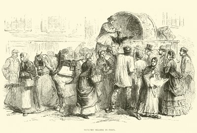 अक्टूबर 1870 में पेरिस में पोल्ट्री विक्रेता द्वारा अंग्रेजी स्कूल