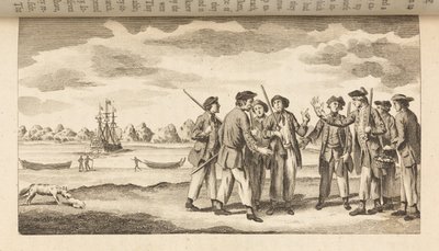 प्रेस गैंग, #39;जर्नल ऑफ द रिजॉल्यूशन#39; की यात्रा से, 1772 में द्वारा अंग्रेजी स्कूल