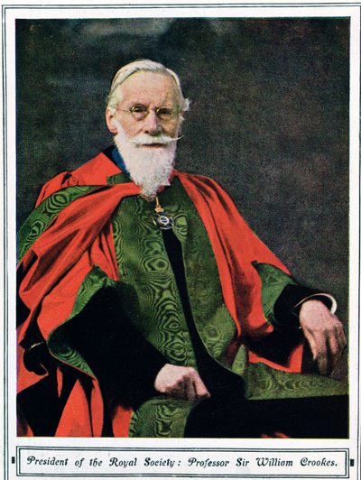 इलस्ट्रेटेड लंदन न्यूज़, मई 1914 से प्रोफेसर सर विलियम क्रुक (1832-1919) द्वारा अंग्रेजी स्कूल