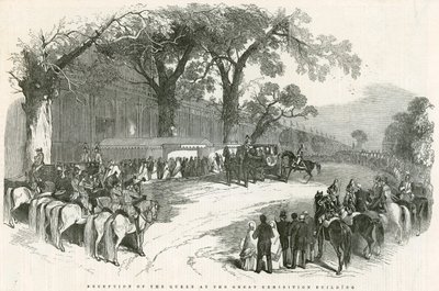 1851 में महान प्रदर्शनी भवन में महारानी का स्वागत, महान प्रदर्शनी द्वारा अंग्रेजी स्कूल