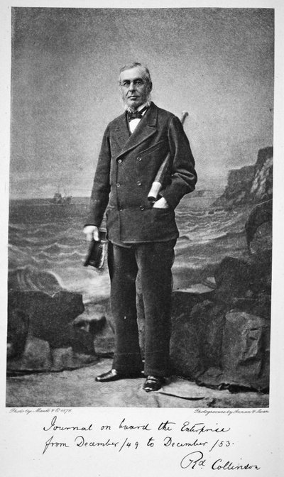 रिचर्ड कोलिन्सन - HMS एंटरप्राइज पर अभियान नेता, 1876 (फोटोग्रावुर) द्वारा अंग्रेजी स्कूल