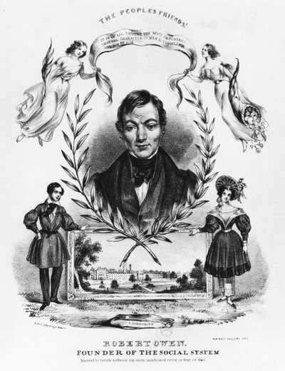 रॉबर्ट ओवेन (1771-1858) द्वारा अंग्रेजी स्कूल