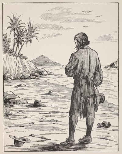 अपने द्वीप पर रॉबिन्सन Crusoe, रॉबिन्सन Crusoe की कहानी से चित्रण: Defoes भाषा, पब के बाद बच्चों के लिए एक अनुकूलन। ग्रिफ़िथ फ़रान ब्राउन एंड कंपनी लिमिटेड, लंदन द्वारा द्वारा अंग्रेजी स्कूल