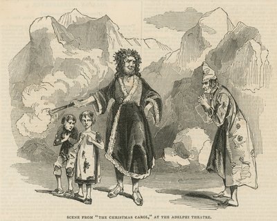 क्रिसमस कैरोल से दृश्य द्वारा अंग्रेजी स्कूल