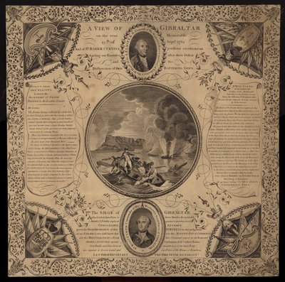 जिब्राल्टर की घेराबंदी, 1779-1783 द्वारा अंग्रेजी स्कूल