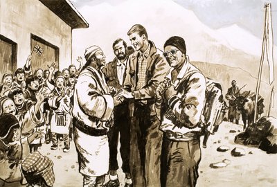 1963 में सर एडमंड हिलेरी ने नेपाल की परिक्रमा की द्वारा अंग्रेजी स्कूल