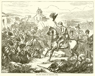 सर जॉन मूर कोरोना में, 1809 द्वारा अंग्रेजी स्कूल