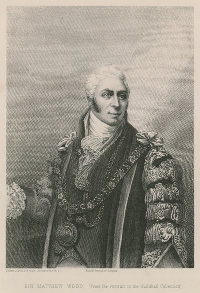 सर मैथ्यू वुड, लंदन के लॉर्ड मेयर, 1809 द्वारा अंग्रेजी स्कूल