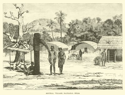 Sonthal Village, Rajmahal Hills  द्वारा अंग्रेजी स्कूल