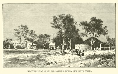 डार्लिंग डाउन, न्यू साउथ वेल्स पर स्क्वाटर्स स्टेशन द्वारा अंग्रेजी स्कूल
