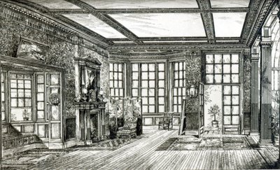 जेम्स टिसोट एस्क्वायर के लिए स्टूडियो, ग्रोव एंड रोड, 1874 (लिथो) (bw फोटो) द्वारा अंग्रेजी स्कूल