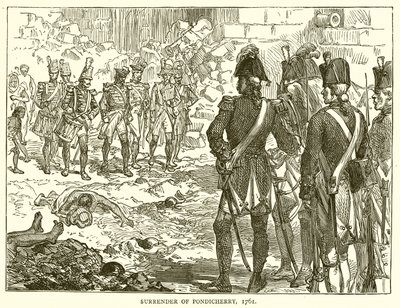 पांडिचेरी का आत्मसमर्पण, 1761 द्वारा अंग्रेजी स्कूल