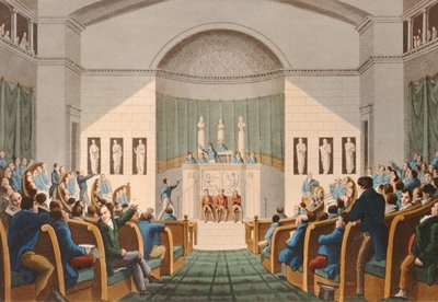 हाउस ऑफ डेप्यूट्स, c.1820 द्वारा अंग्रेजी स्कूल